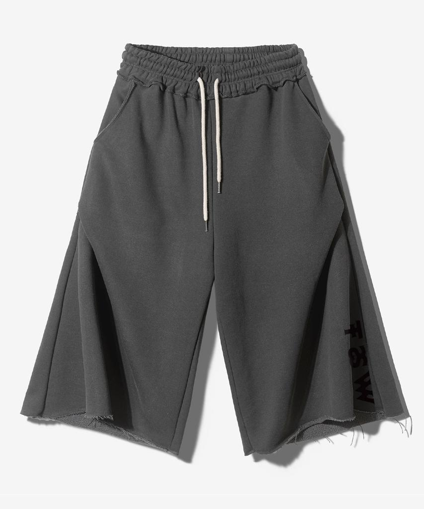 Paensyo Logo Geometry 3/4 Sweat Pants - Pigment Black