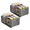 1/2Pcs Pull-out Cabinet Organizer Storage Basket Large Capacity Strong Load-Bearing Easy Installation