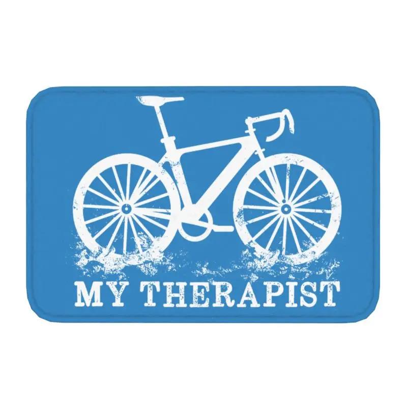 Személyre szabott Kerékpár Bicikli Versenyzők Bejárati Szőnyeg Szőnyeg Csúszásmentes Kerékpározás Kerékpáros MTB Hegyi Kerékpározás Konyha Fürdőszoba WC Szőnyeg Szőnyeg