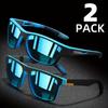 2PCS Polarized Couple Glass Set Fishing UV Protection Glasses Perfect for Outdoor Sports Travel Driving Sunglasses for Men Women