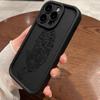 Tiger Black Line Art Soft Silicone Case 17PM For iPhone 17 11 15 16 13 Pro Max 14 Plus 12 16Pro 16E 17AIR Shockproof Phone Cover