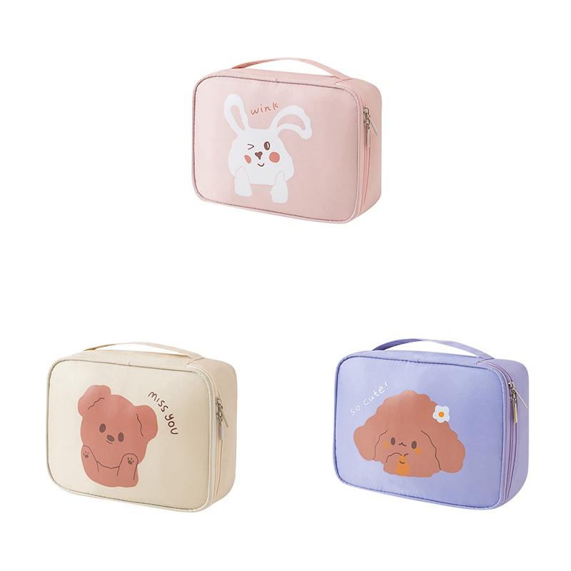Elegant Girls Makeup Bag With High Capacity For Toiletries And Travel Essentials