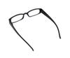 Bayline Reading Glasses Stylish Square Unisex 80084 Brown X [Bayline] (Prescription Glasses) Bi-color (+1.5, Black)