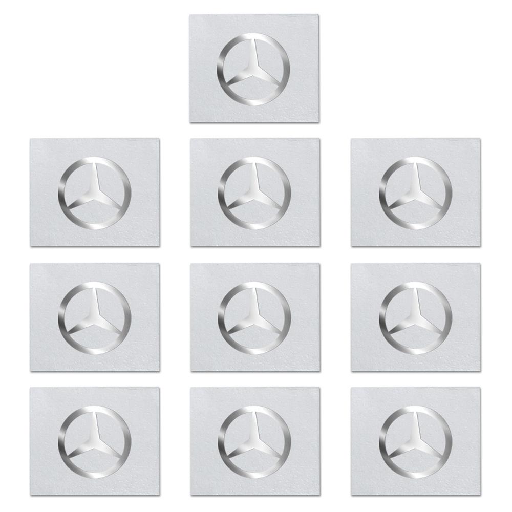 3D Aluminum Car Interior Stickers Emblem Decoration for Mercedes Benz AMG W211 W203 W204 W210 W124 W202 CLA W212 W108 W176 W213 BH1