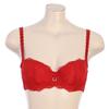 Barbara Red Lace Non Woven Bra Red Br4462