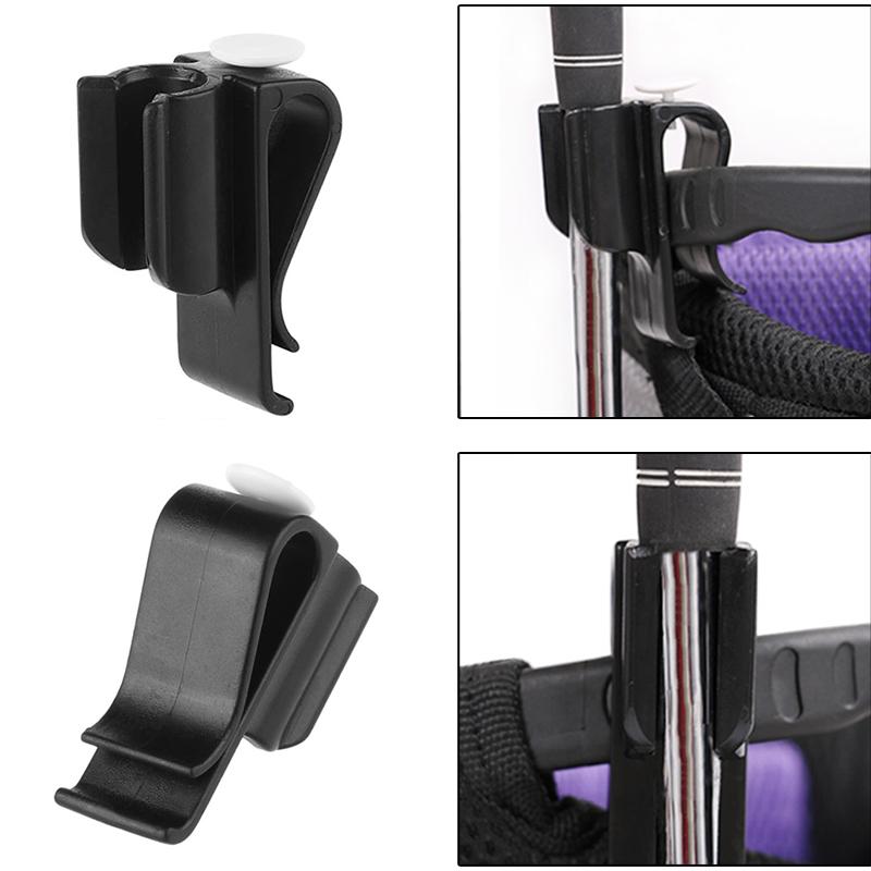 2Pc Plastic Simple Golf Putter Clamp Clip Holder Golf Club Bag Putting Organizer