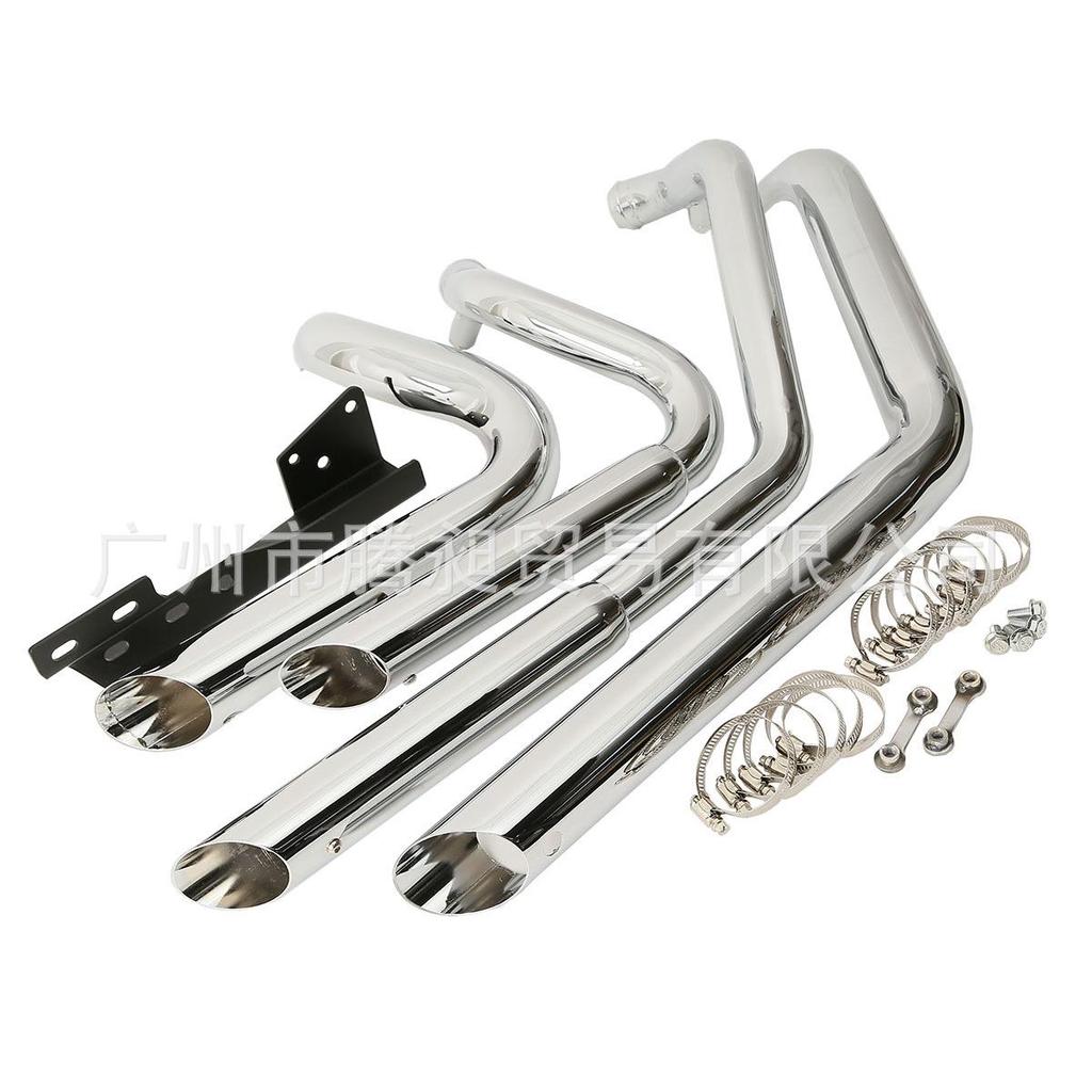 XL883 Motorcycle Exhaust Pipe Electroplated Muffler for 2004-2013 Models