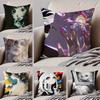 A-Abstract Anime Cushion Cover Linen Pillow Case Soft Breathable Protective Couch Room Decoration