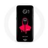 Case for Samsung Galaxy S6 Edge Squid Game Square Mask