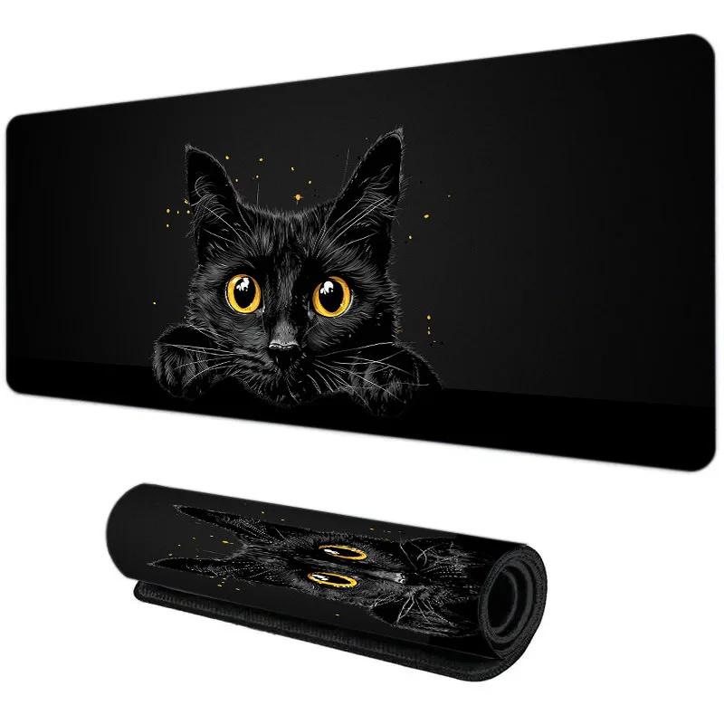 Large Gaming Mouse Pad XXL Cute Cats NonSlip Rubber Big New Mousepad Gamer Computer Laptop Office Keyboard Mat Extend Desk Pads