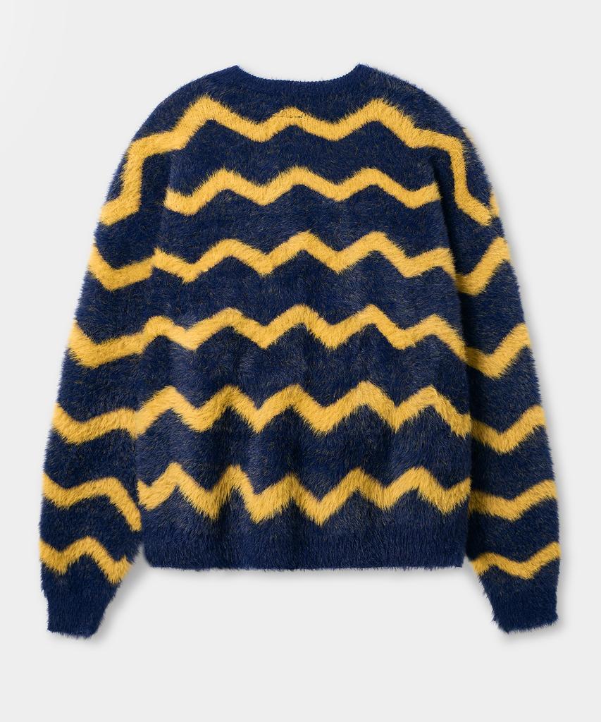 Dimiteulibeullaeg Essential Hairy Round Knit_Wave Navy