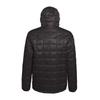 2786 Veste zippée à capuche matelassée pour homme