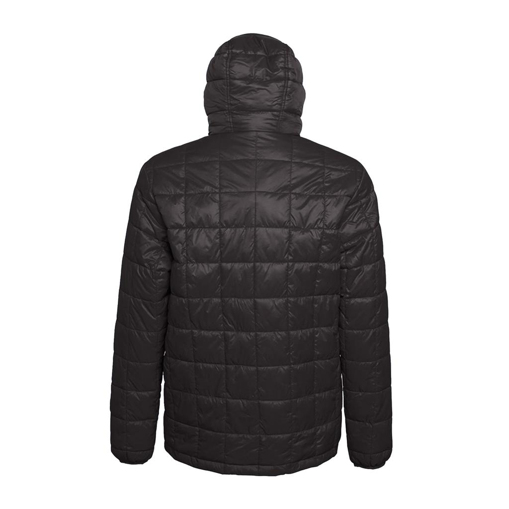 2786 Veste zippée à capuche matelassée pour homme