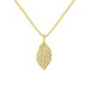 Jade Leaf Pendant Collarbone Chain, the Same Niche INS Design Sense