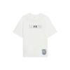 Li Ning T-Shirts Unisex Elfenbein Rundhalsausschnitt Moderate Gerade Passform AHSSB17-1