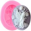 Fairy Silicone Mold Cake Decor Tools Cookie Baking Candy Chocolate Soap Mold ADM
