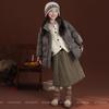 NAIYOUKIDS Children's Round Neck Knit Cardigan Sweater