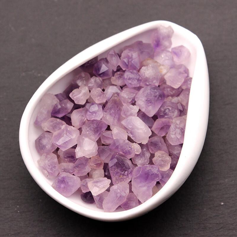 Uruguay Natural Amethyst Cluster Raw Stone Specimen DIY Pendant-Amethyst Flower Stem & Bud