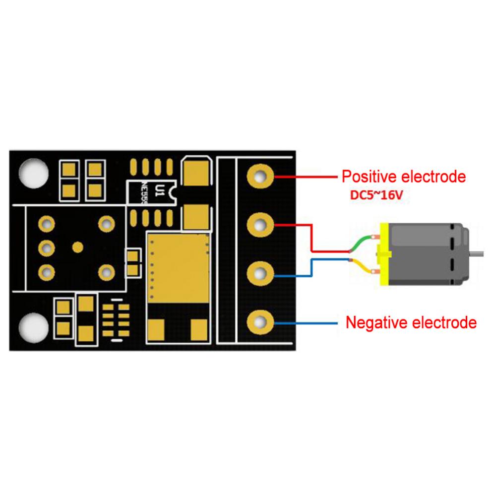 10A Voltage Regulator 5-16V PWM DC Motor Speed Controller Stepless Speed Regulator LED Dimmer Power Controller
