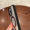 Farbrahmen Klare magnetische Acryl-Telefonhülle für iPhone 16 Pro Max 15 14 Pro 11 13 12 11 für Magsafe Stoßfester Linsenschutz TPU Transparente Abdeckung