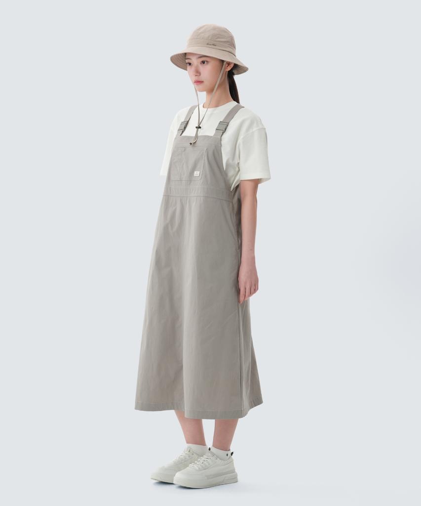 Snow Peak Apparel Work Overalls Dress (S25Swfop11) Fog Gray