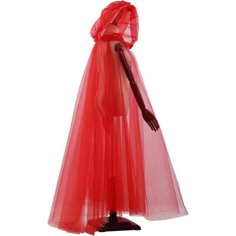 Nieuwe Mesh Mantel Halloween Cape Met Capuchon Voor Unisex Cosplay En Kostuumfeesten