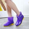 Women's Non-Slip Wear-Resistant Low-Cut Rain Boots: Durable Work Rubber Shoes for Kitchen, Car Washing, and Wet Environments