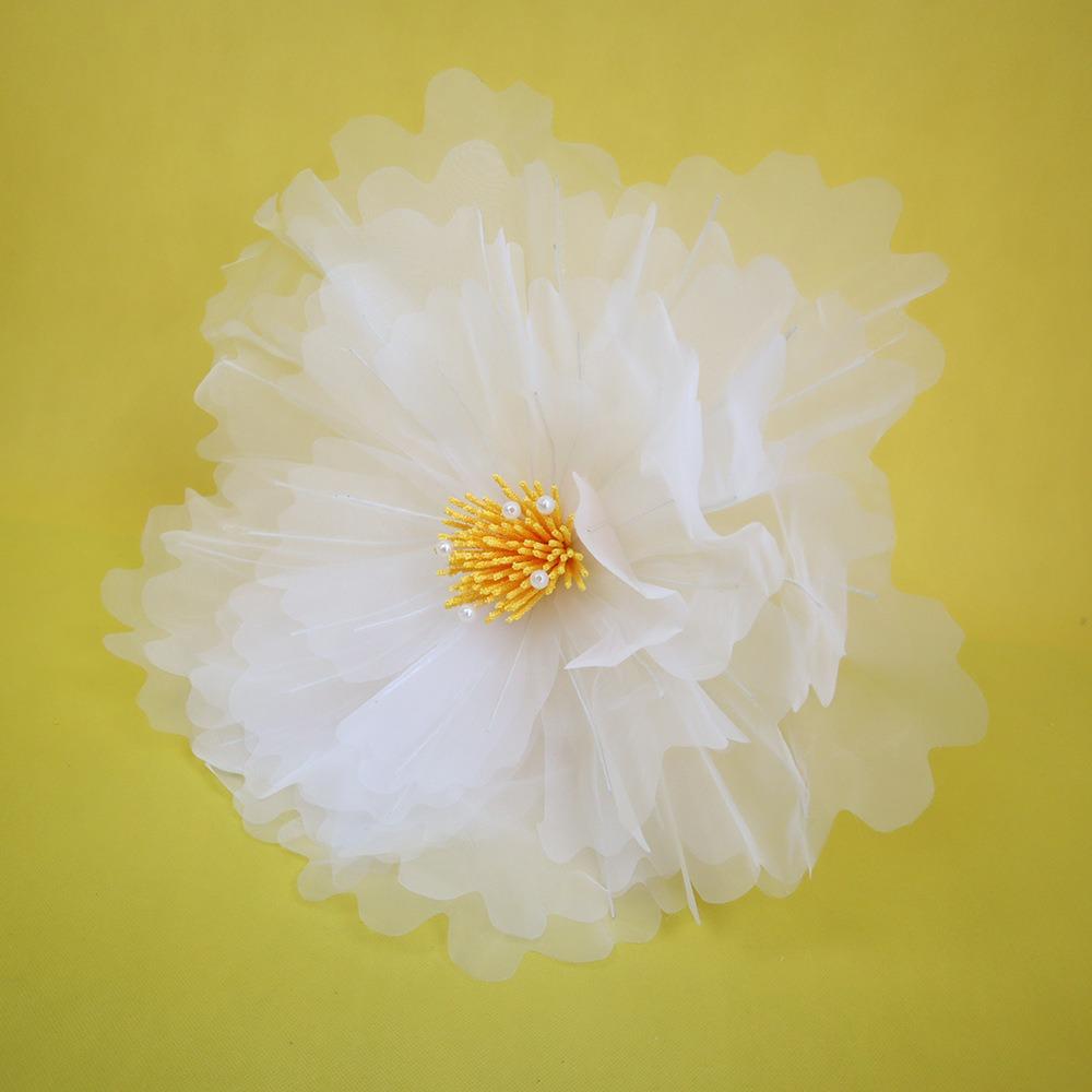 New 40/50cm Artificial Peony Flower Silk Layered Fluffy Petals Large Flower Head Outdoor Fake Flowers Floor Display