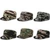 Camouflage Flat Cap  Camo Baseball Hat Adjustable Classic  Sunshade Hat For Women Men Gorras Outdoor Sport Caps