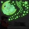 Samolepka na stenu Night -Ray Animal Star Dekorácia na stenu Diy Fluorescent Stickers