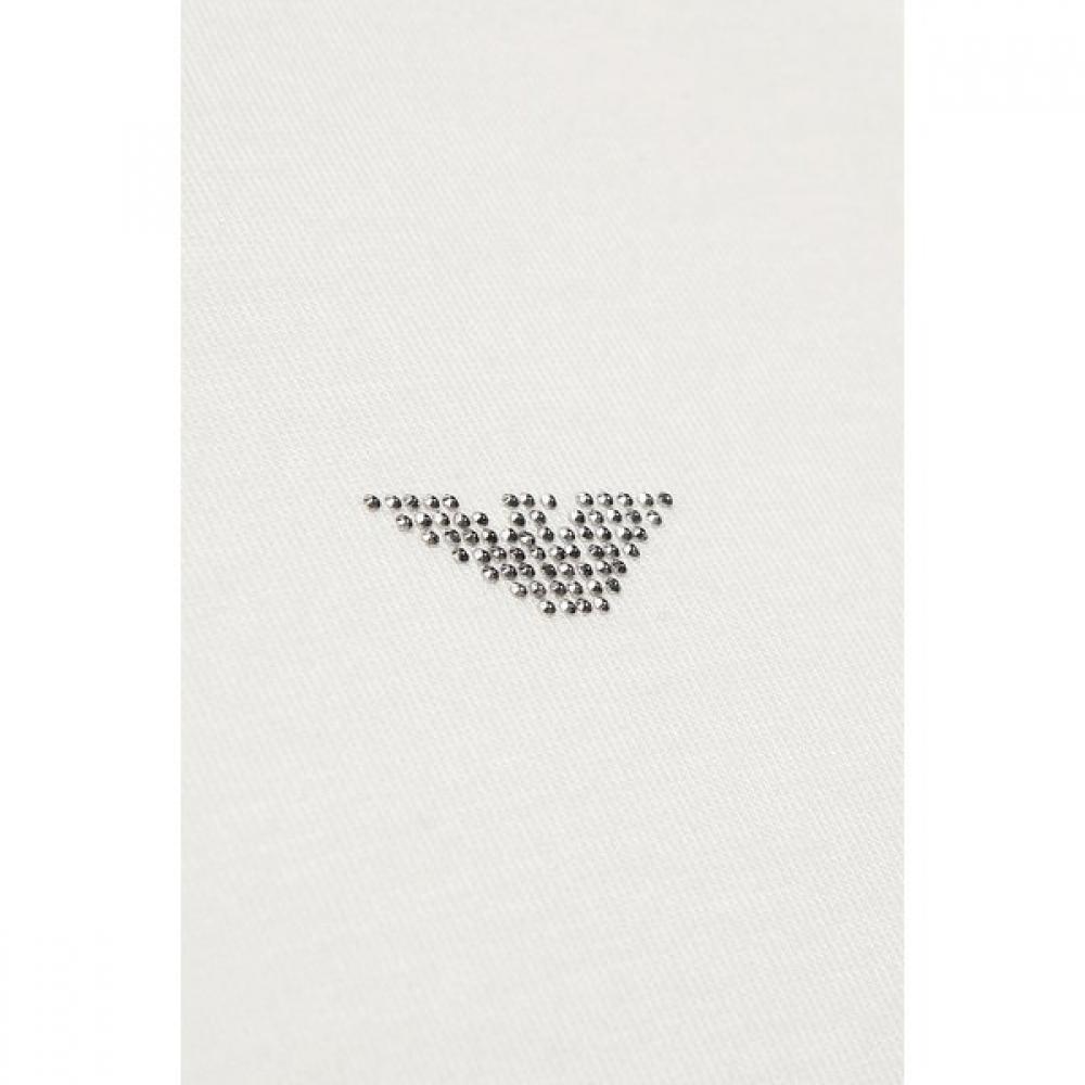 Emporio Armani Women S Scoop Neck Tank Top Biz Eagle Logo 0825313503