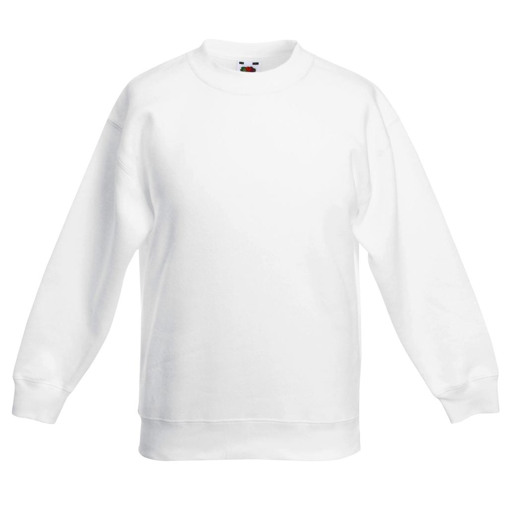 FRUIT OF THE LOOM Klasyczna bluza Unisex dla dzieci 80/20 Raglan (Zestaw 2 szt.)