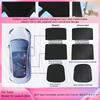 For Tesla Model Yl Launch  Ice Crystal Sunroof Shade – Heat Insulation Sunshade Net, Top Ceiling Sun Visor Cover,Uv Block Th