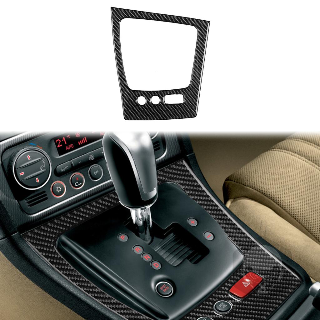 Echter Weicher Kohlefaser-Aufkleber Manuelles/Automatisches Auto-Schaltknauf-Rahmenpanel Für Alfa Romeo 159 2005-2019 2020 2025 2025 2025 Linkslenker