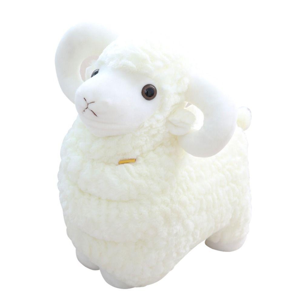 PP Cotton Sheep Plush Toys 25/35cm Baby Goat Keychain Baby Goat Plush Doll Easter Gifts