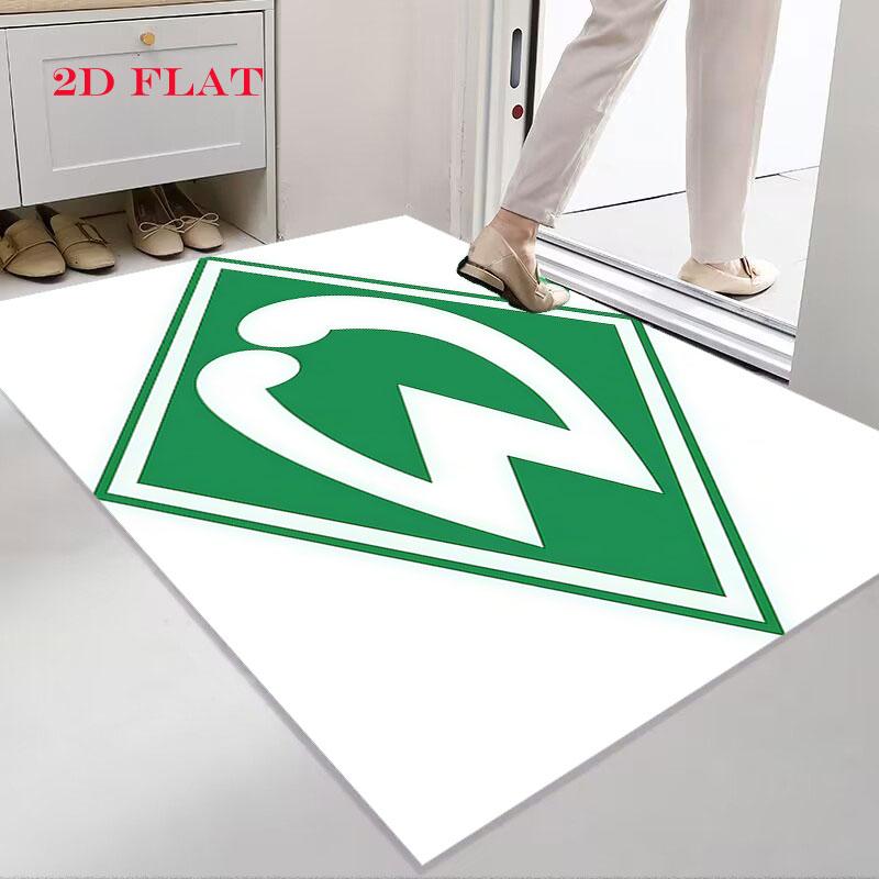 SV Werder Bremen Tapijt Vloerkleed voor Woonkamer Slaapkamer Huis Bank Decoratie, Kinderen spelen Antislip Vloermat