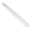 Cuttable, Frameless, Waterproof, and Moisture-proof PVC Shower Room Door Bottom Sealing Strip for Bathroom Use.