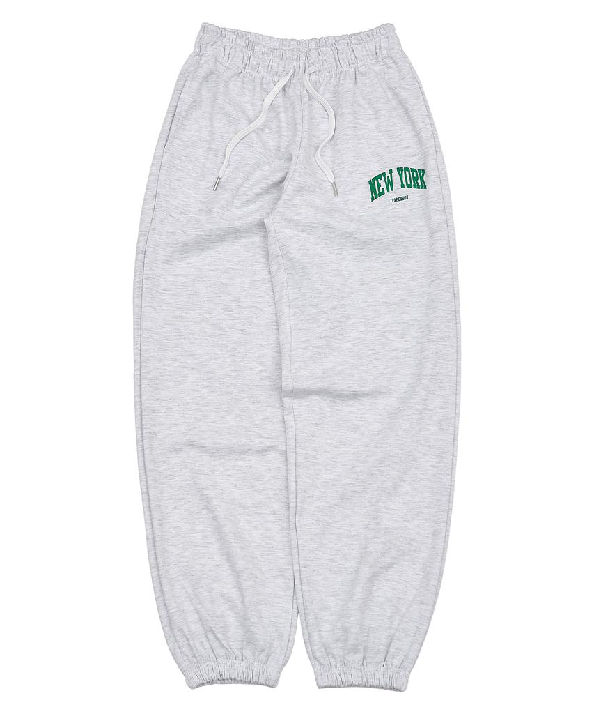 PAPERBOY Basic New York Wide Jogger Pants - Navy (Type A)