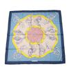 Used Scarf Calle 90 Silk Multicolor Navy LIFT PROFILE
