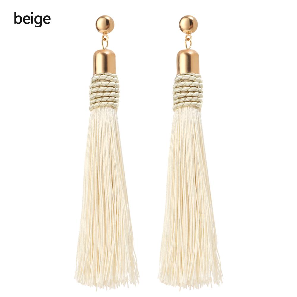 Fashion Long Pendant Vintage Dangle Ear Rings Tassel Earrings Drop Statement Earring Bohemian