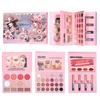 24-Color Makeup Palette Book Shimmer Eyeshadow Blush Highlighter All-in-One Kit, Matte Lip Gloss Long-Lasting Waterproof Cosmetics Gift Set
