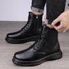 Men's Trendy Boots Outdoor Non-Slip Ankle Boots For Men Boots New Genuine Leather Design Casual Shoes British Style Formal Boats