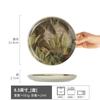 Plates, Dishes, Household Ceramic Tableware, Round Plates, High-Value Plates, Fruit Plates, Japanese Retro Shallow Plates