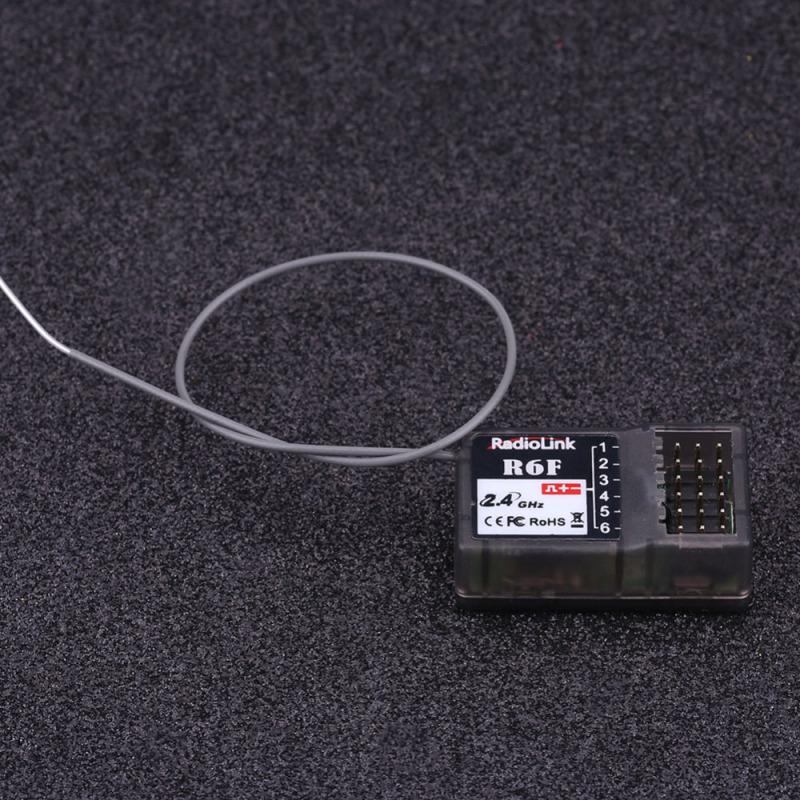 RadioLink R6F 2.4Ghz 6CH 2018 RC Receiver Accessory for RC6GS RC4GS RC3S RC4G T8FB Transmitter Hot