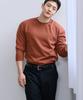 HECKCOOLNAM Solid, Broad-Shouldered Muscle Fit Long-Sleeve Round Neck T-Shirt