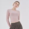 [Swt22015-04] Cozy Daily Crop T-Shirt Pink