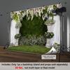 Hochzeit Blumendekoration Hintergrund Weißer Vorhang Fotografie Hintergrund Dekorationen für Fotostudio Fotoautomat Hochzeit Weihnachtsfeier