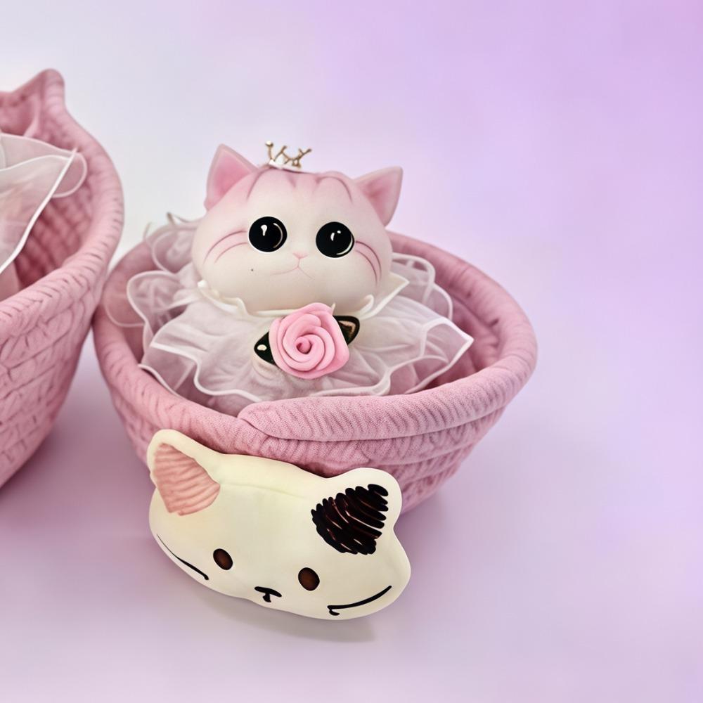 Simulated Cat Slow Rebound Doll Stretchable Cute Squeeze Doll New Anxiety Relief Toy Birthday Gift