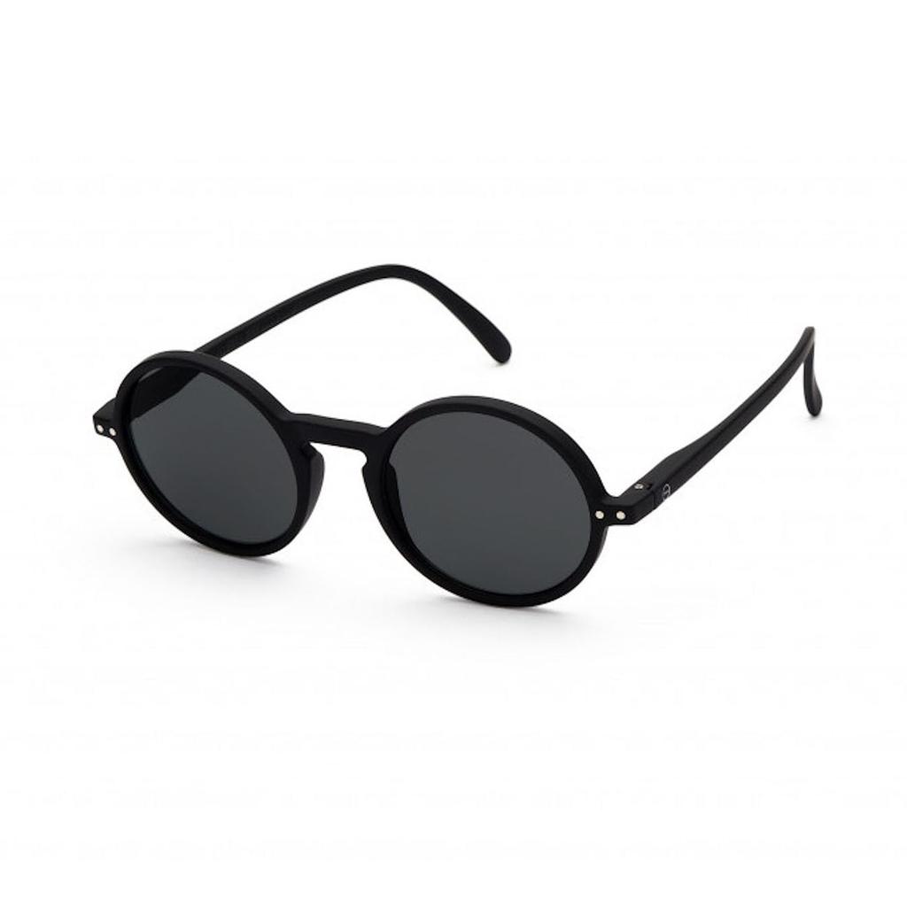 [IZIPIZI] Izipizi Sunglasses #G Round (Black/Gray)