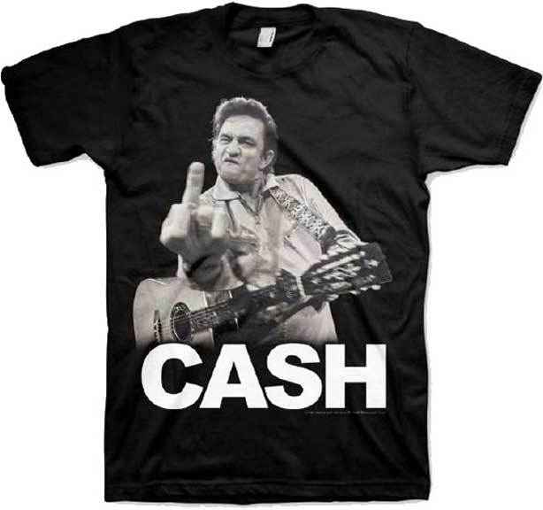JOHNNY CASH - Cash Flippin T-SHIRT S-M-L-XL-2XL Nieuwe Officiële Hi Fidelity Merchandise